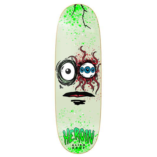 Heroin Space Egg 3 10" Egg Shaped Skateboard Deck