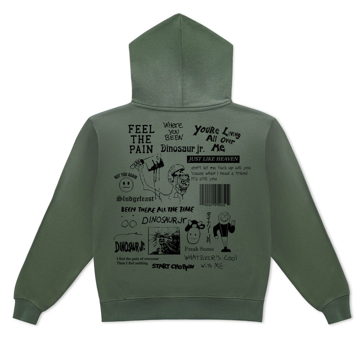 Color Bars x Dinosaur Jr Weirdness Hooded Sweatshirt