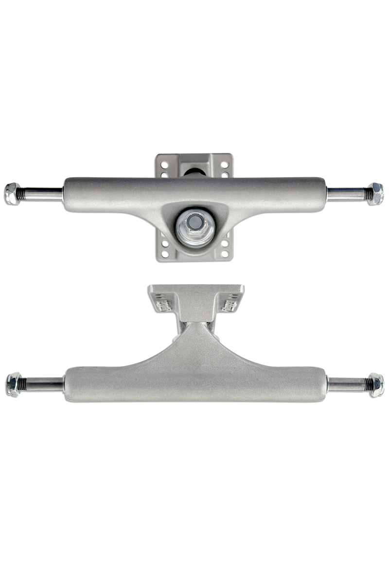 Slappy ST1 Classic Raw 9.0 (8 Hole Baseplate) Skateboard Trucks (Set of 2)