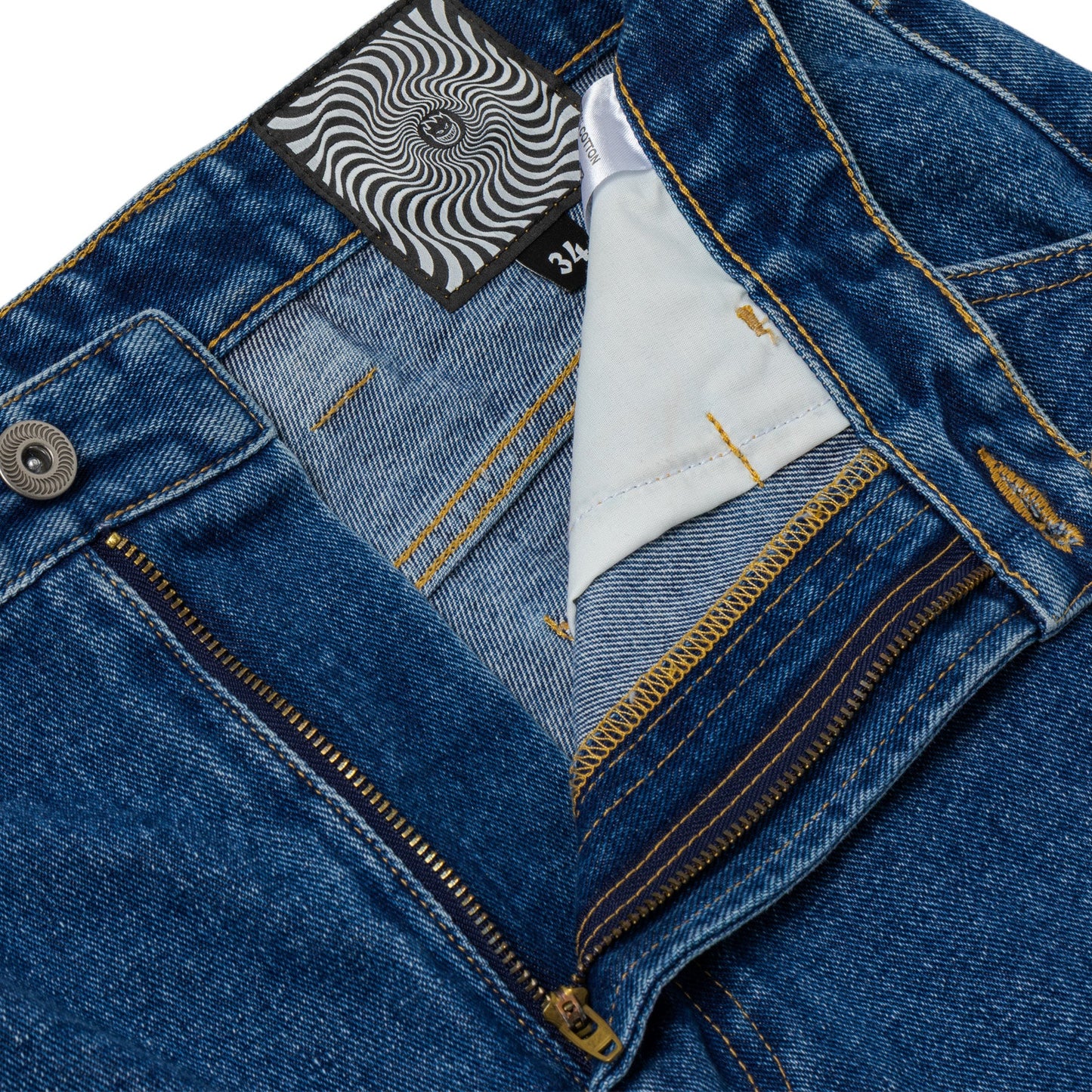 Spitfire Bighead Fill Denim Medium Stone Wash Shorts