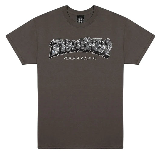 Thrasher Disco by Spanky Charcoal S/s Shirt