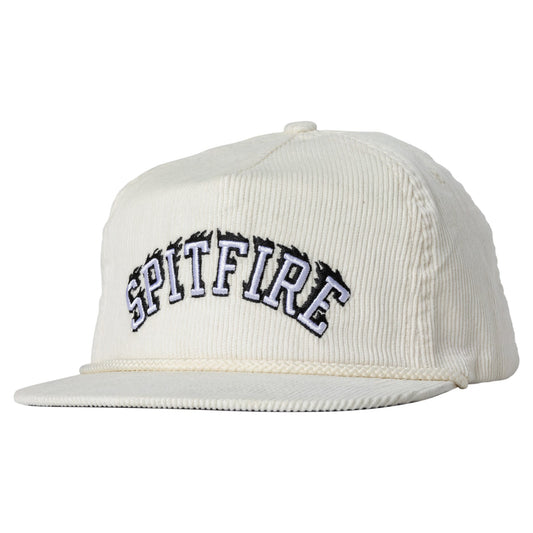 Spitfire Team Bighead Script White Snapback Hat