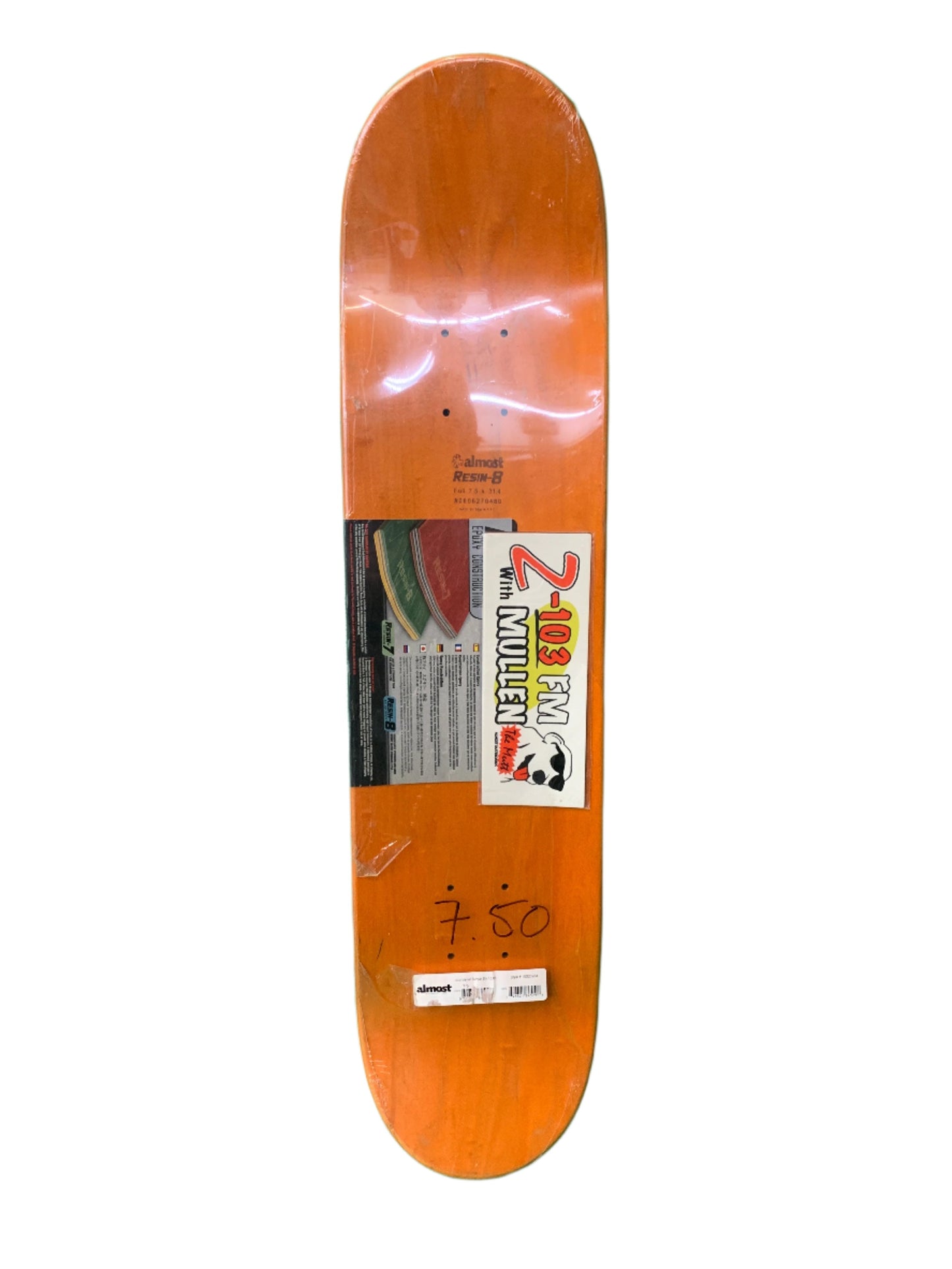 Almost Lewis Marnell Bumper Stickers 7.5" Classic Skateboard Deck