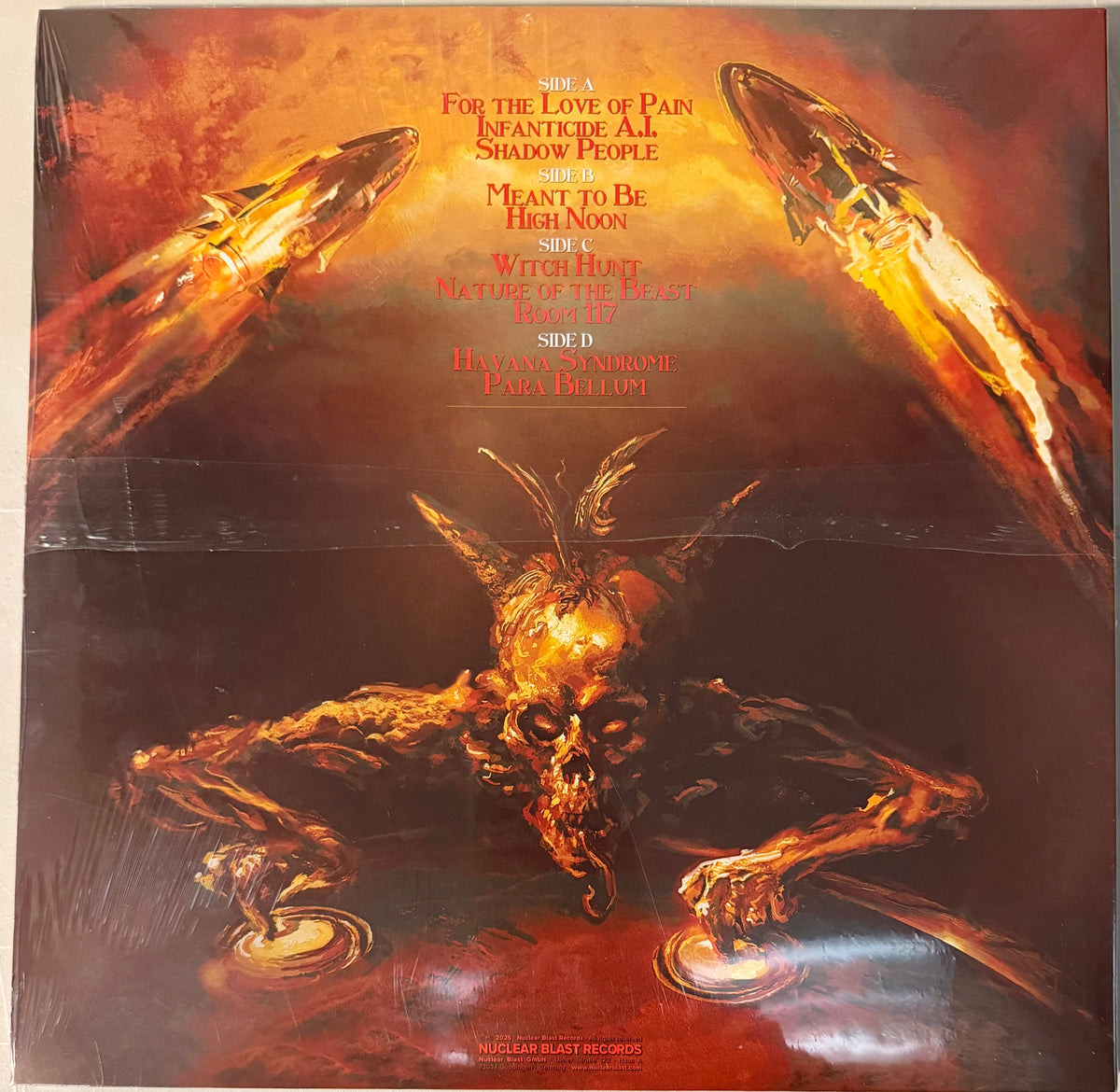 Testament - Para Bellum [Transparent Orange Vinyl] Vinyl LP Record