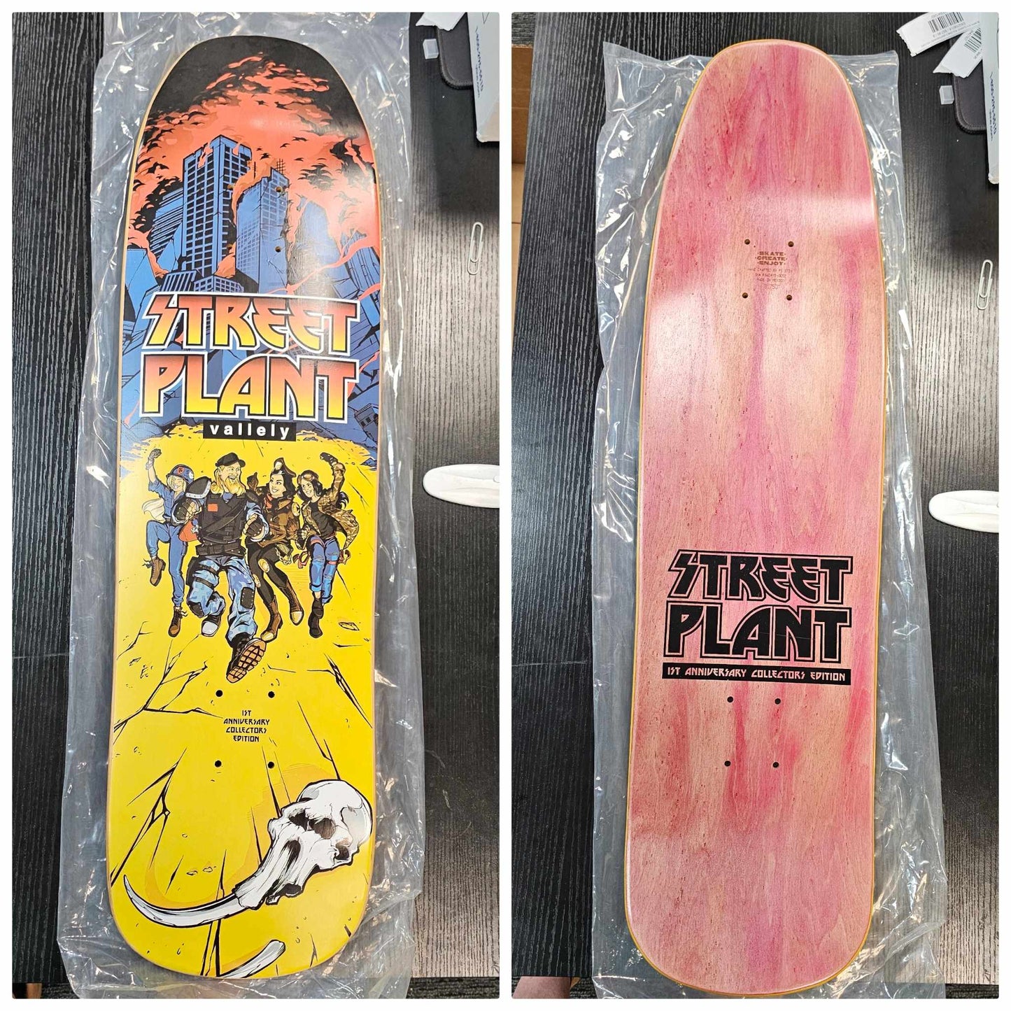 Street Plant 1st Anniversary "Destroyer" 8.75" Skateboard Deck - Bow Shock Marketplace