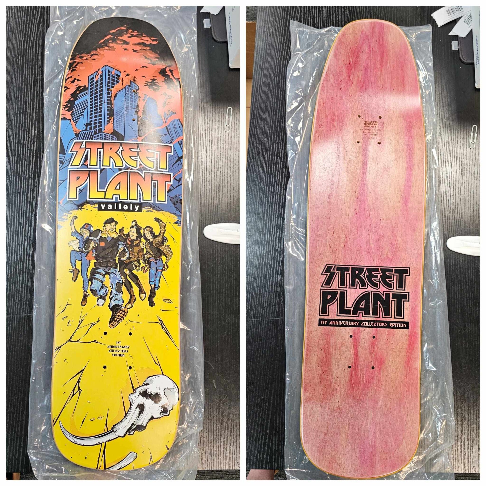 Street Plant 1st Anniversary "Destroyer" 8.75" Skateboard Deck - Bow Shock Marketplace