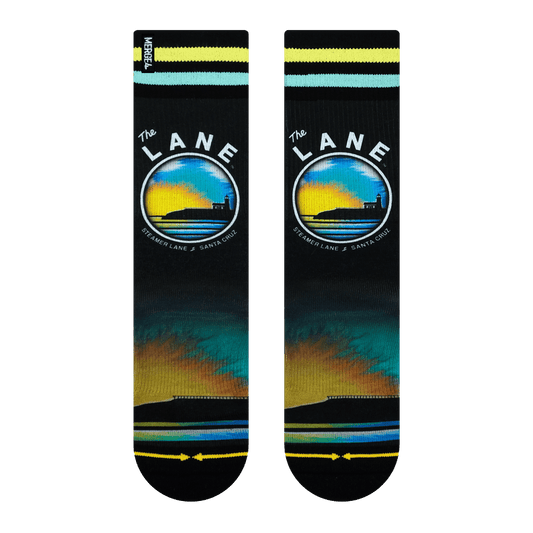 Slidertown The Lane Blue Sky Crew Socks