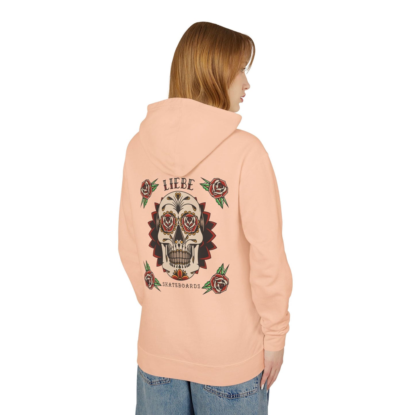 Liebe Calavera Rosa Hoodie