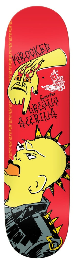 Krooked Geering Guest Punx True Fit 8.5" Skateboard Deck