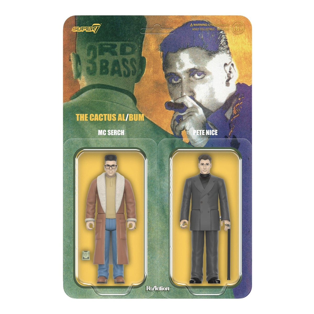 Super7 X 3rd Bass 2-Pack Reaction Figures