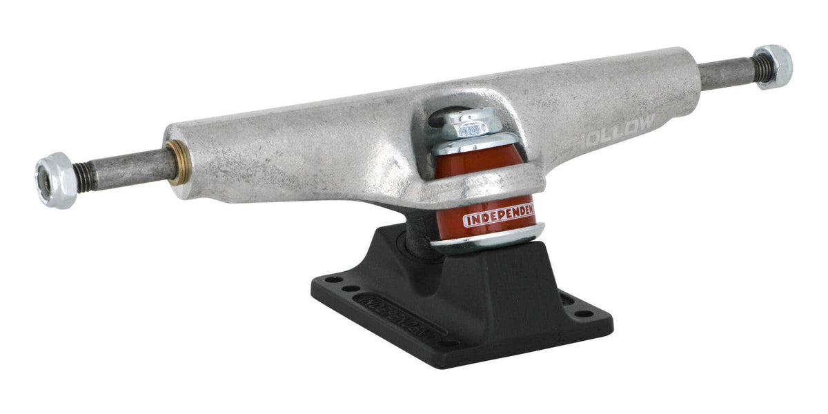Independent Stage 4 Hollow Silver Ano Black Skateboard Trucks (Set of 2)