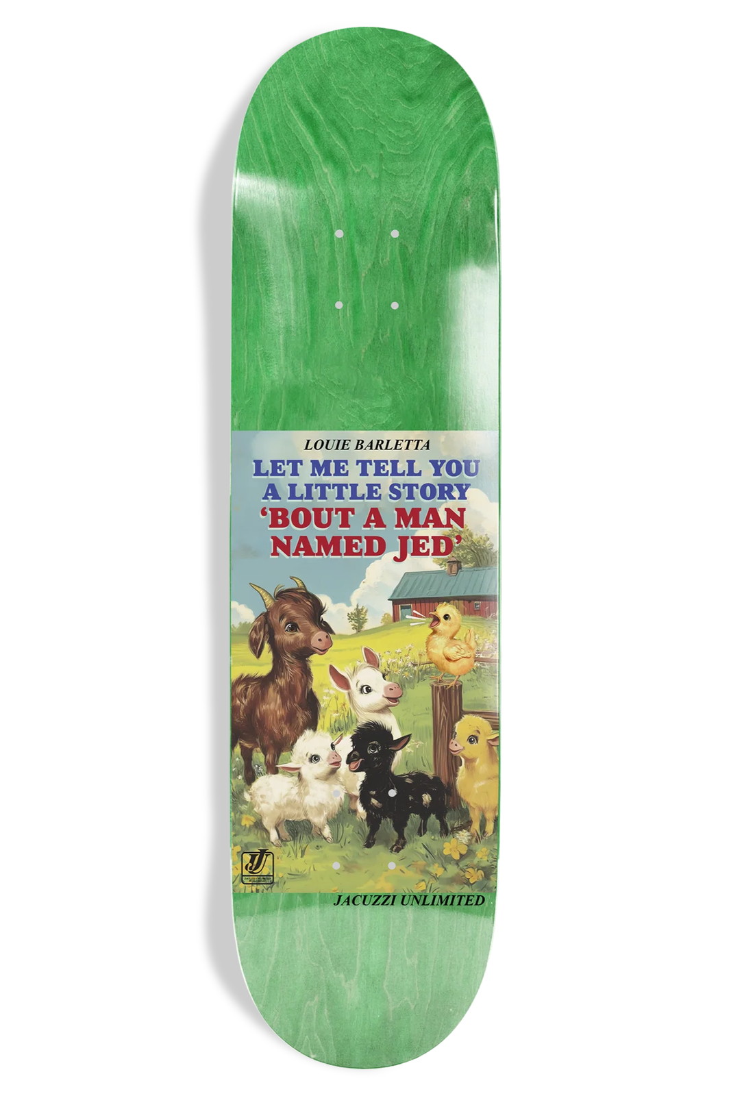 Jacuzzi Barletta Storybook Ex7 8" Skateboard Deck