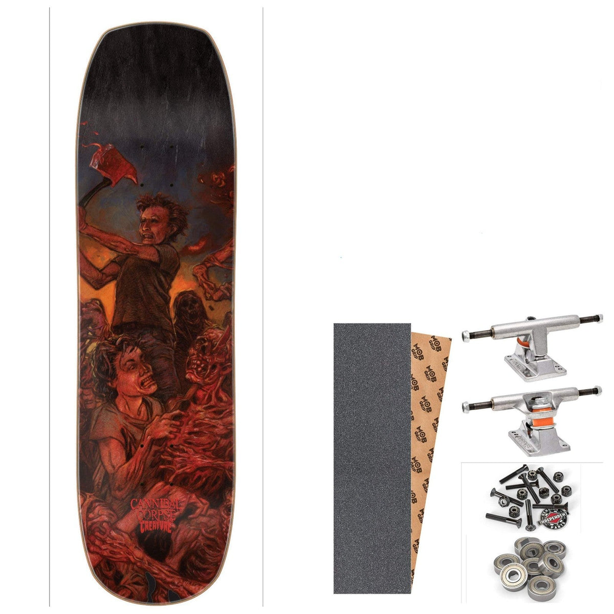 Creature X Cannibal Corpse "Chaos Horrific" 8.75" Complete Skateboard