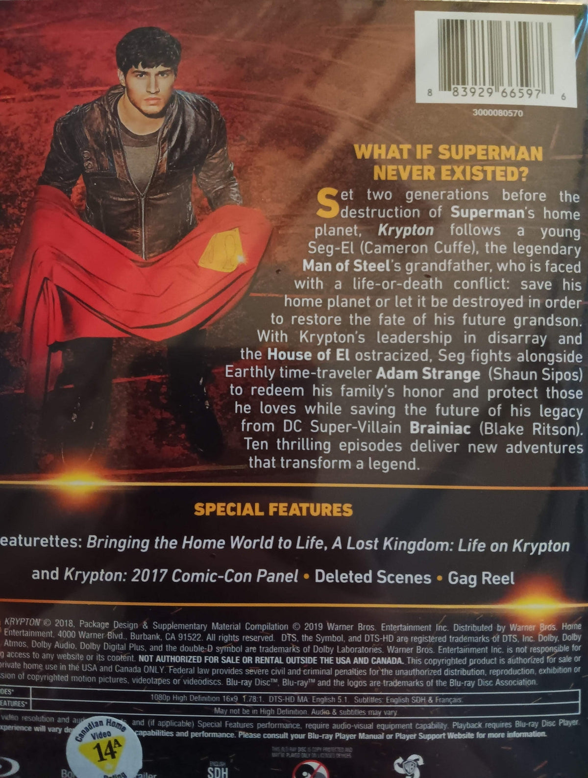 Krypton Season 1 [BLU-RAY + DIGITAL DOWNLOAD]