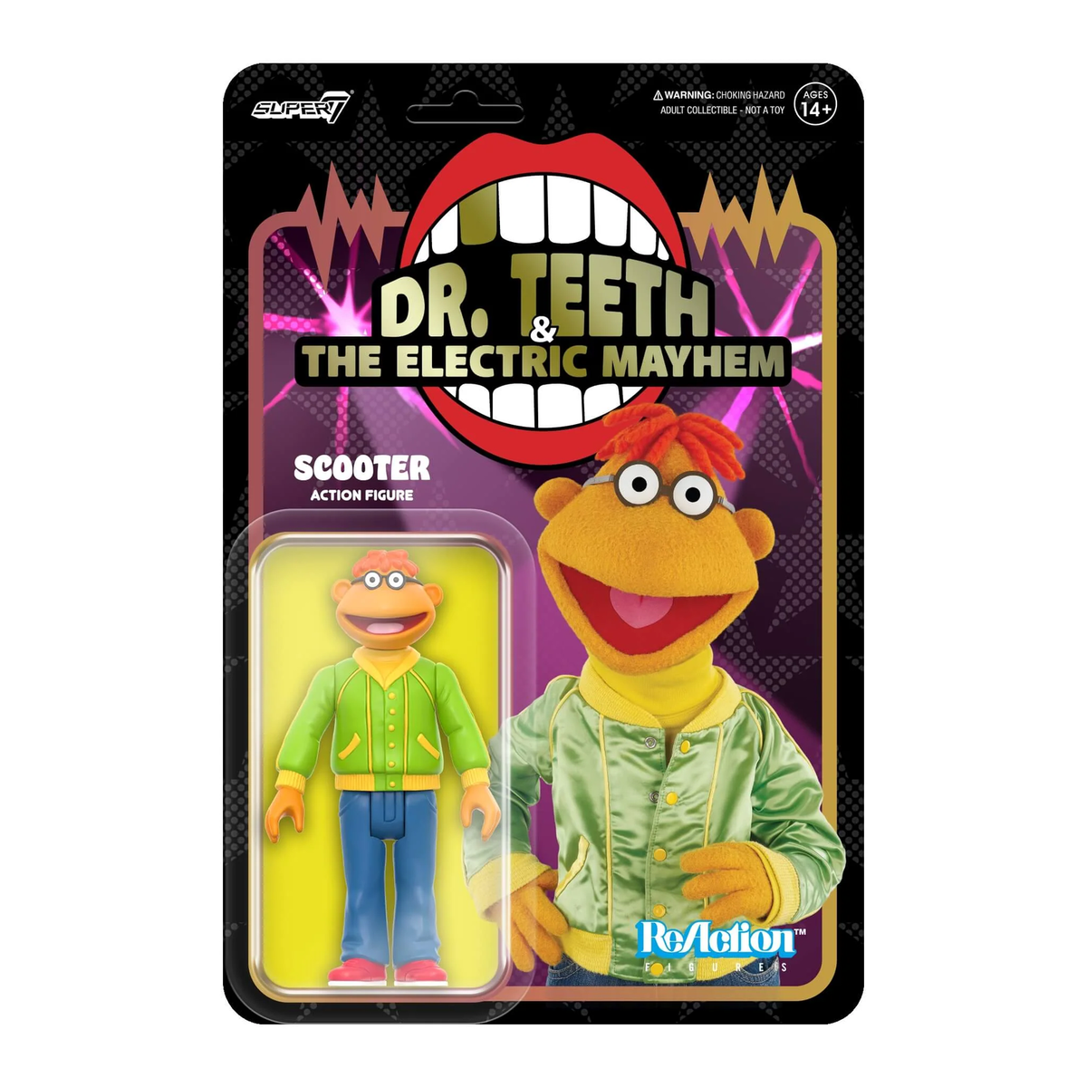 Super7 X The Muppets - Electric Mayhem Band - Scooter Reaction Figure