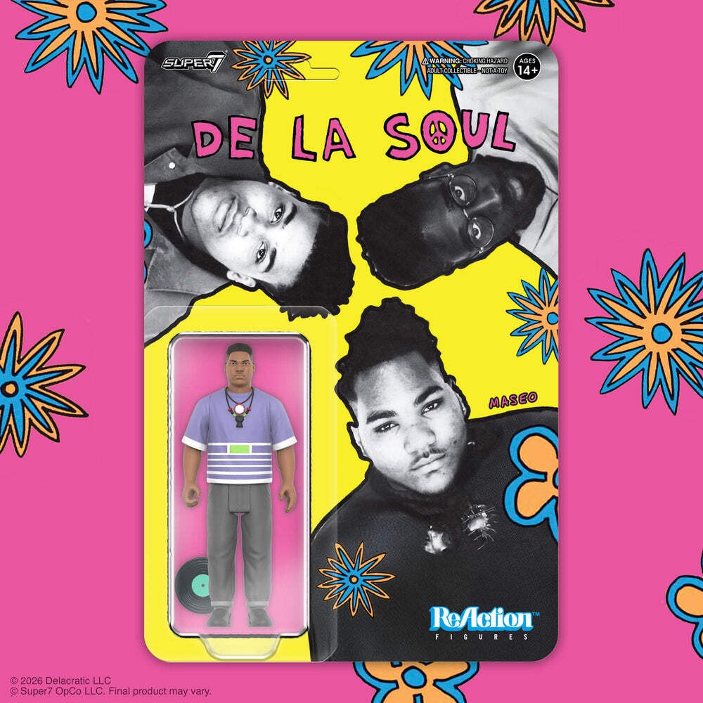 Super7 X De La Soul Vincent, Kelvin, And David (Me, Myself & I) 3 Pk Reaction Fi