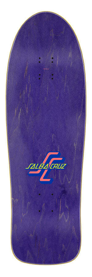 Santa Cruz Steve Alba "Baby Stomper" Green Stain 10.09" Reissue Skateboard Deck