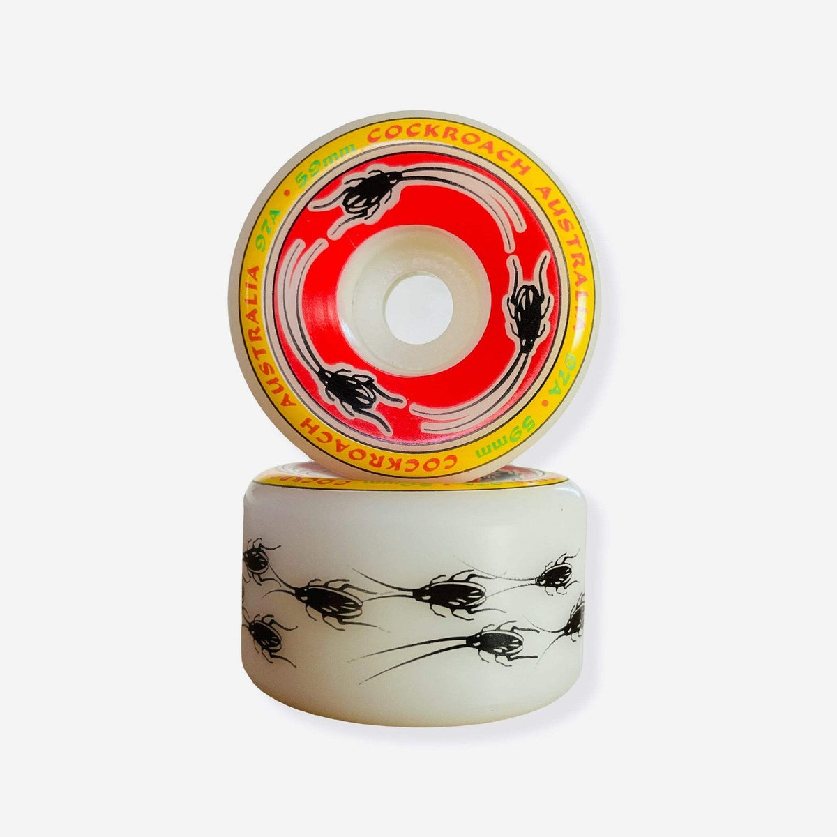 Cockroach Odd Bods Red 59mm 97A Skateboard Wheels