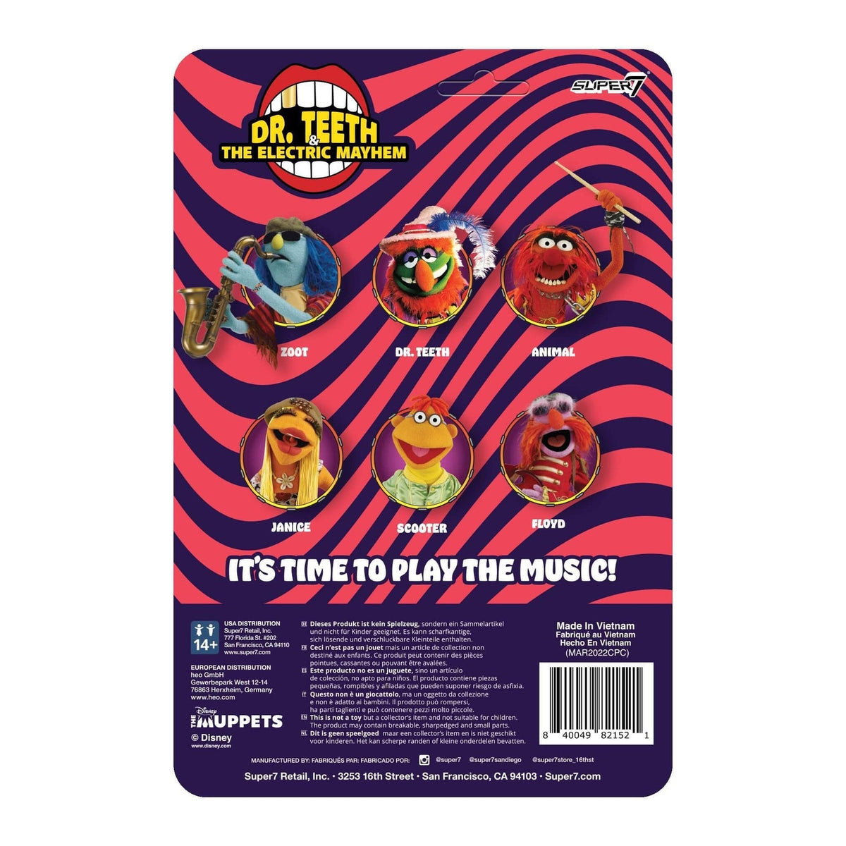 Super7 X The Muppets - Electric Mayhem Band - Scooter Reaction Figure