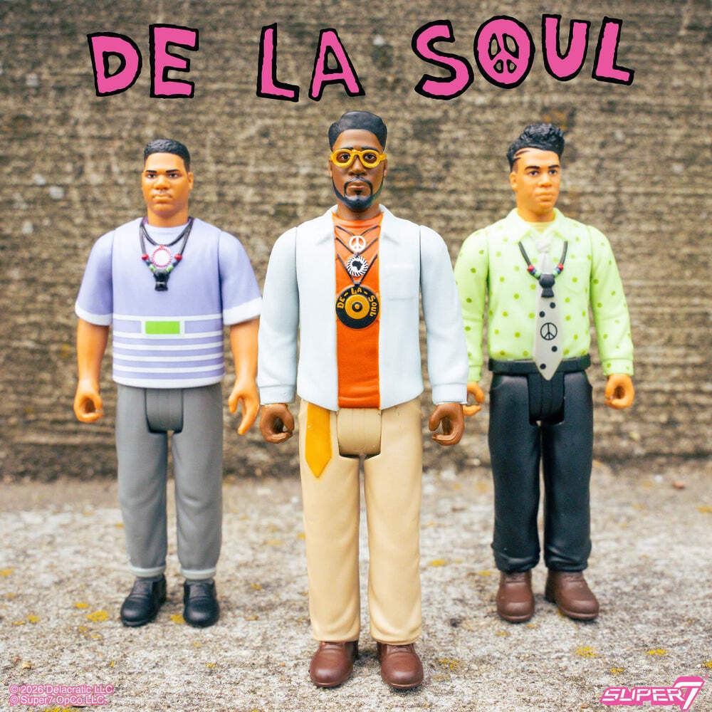 Super7 X De La Soul Vincent, Kelvin, And David (Me, Myself & I) 3 Pk Reaction Fi