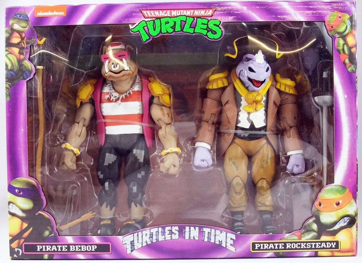 Teenage Mutant Ninja Turtles (Turtles In Time) Bebop & Rocksteady Pirate 2Pk 7"