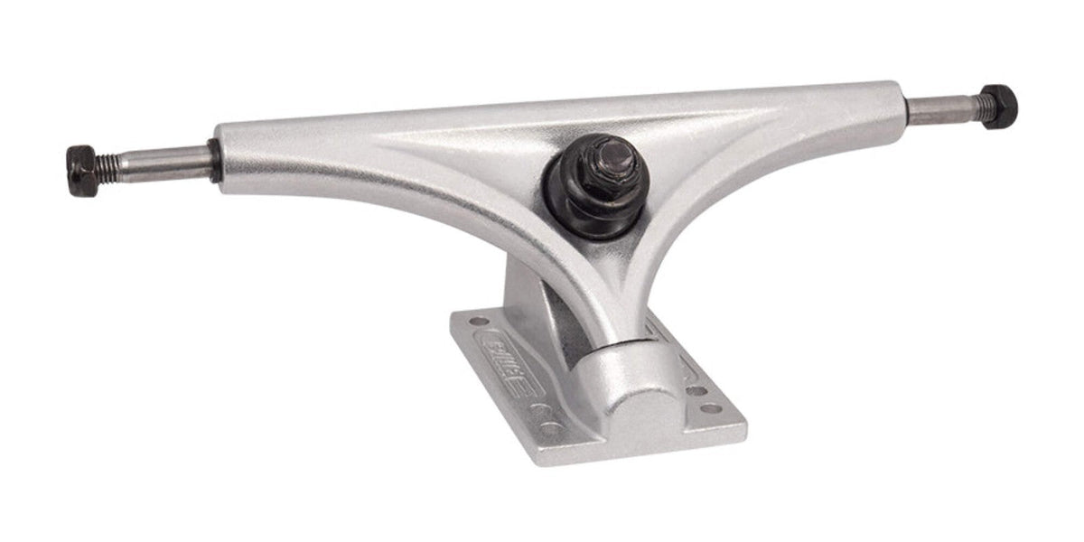 Bullet Polished Silver Longboard 180mm Skateboard Trucks (Set of 2)