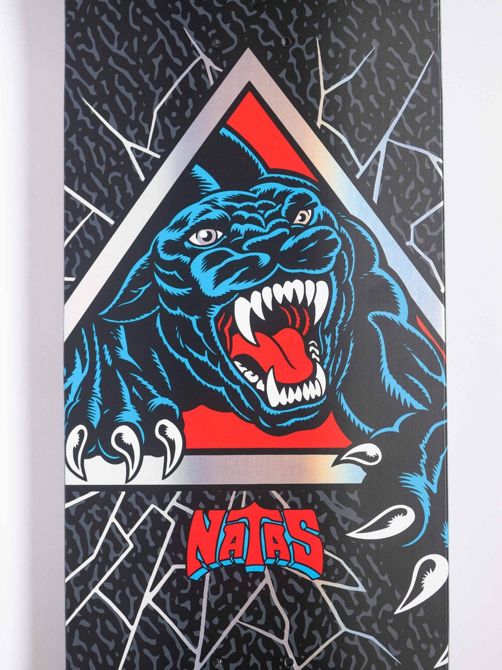 Santa Cruz Natas Kaupas "Shattered Panther" VX 9" Skateboard Deck
