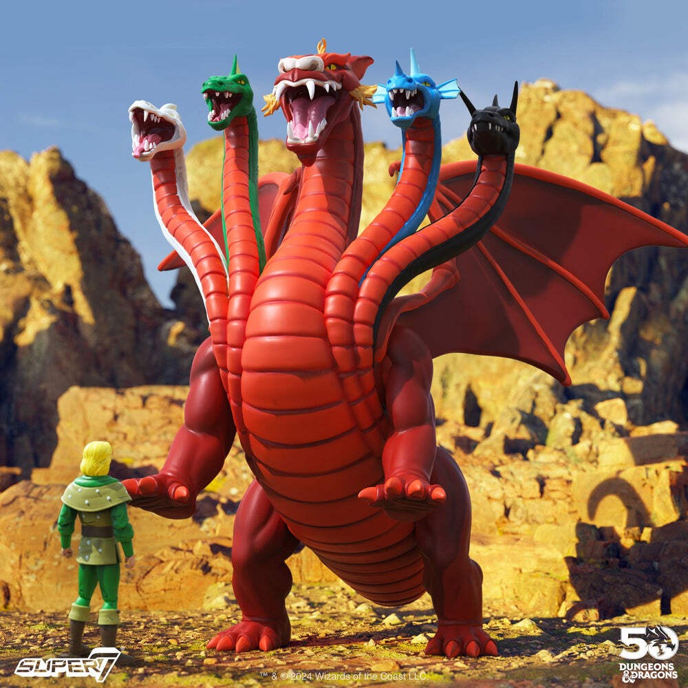 Super7 X Dungeons And Dragons Ultimates Tiamat Queen Of Evil Dragons