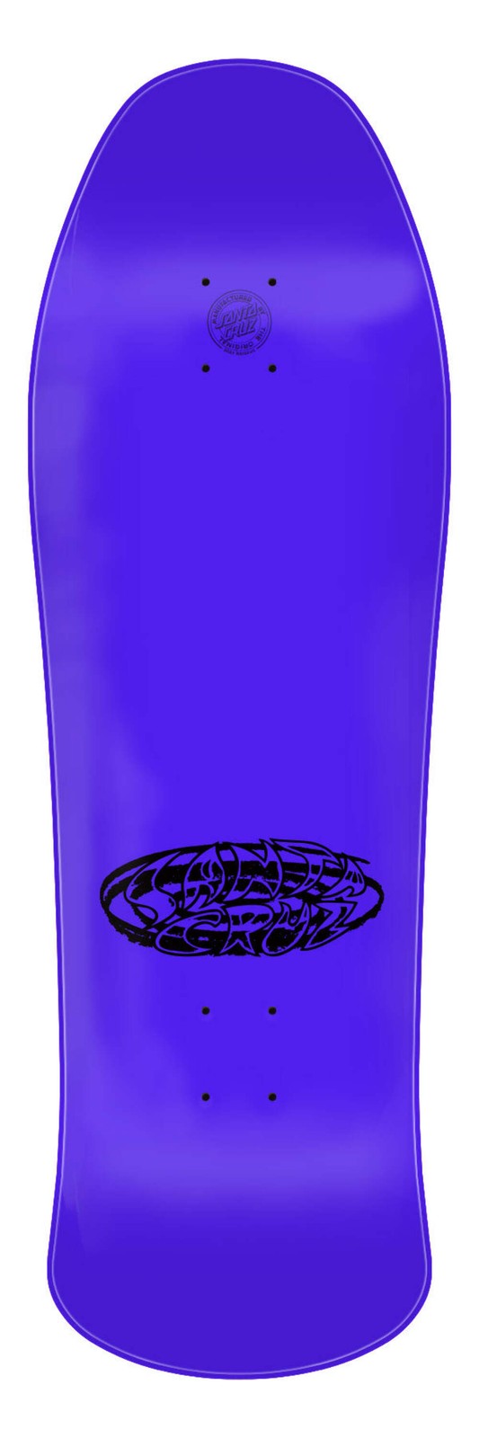 Santa Cruz "Street Creep" Cobalt Blue 10" Reissue Skateboard Deck