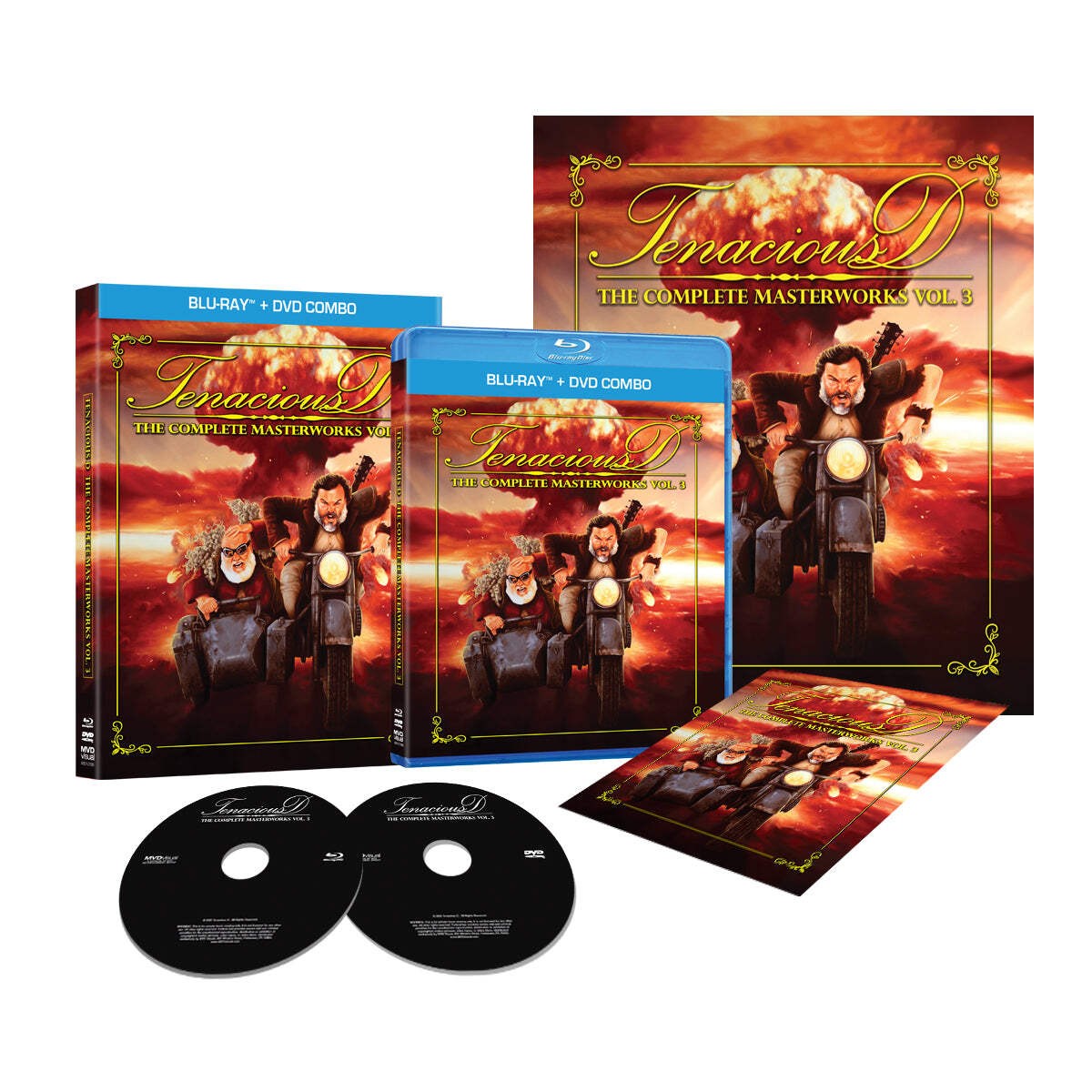 Tenacious D - The Complete Masterworks Vol. 3 Blu-Ray DVD +Mini Poster