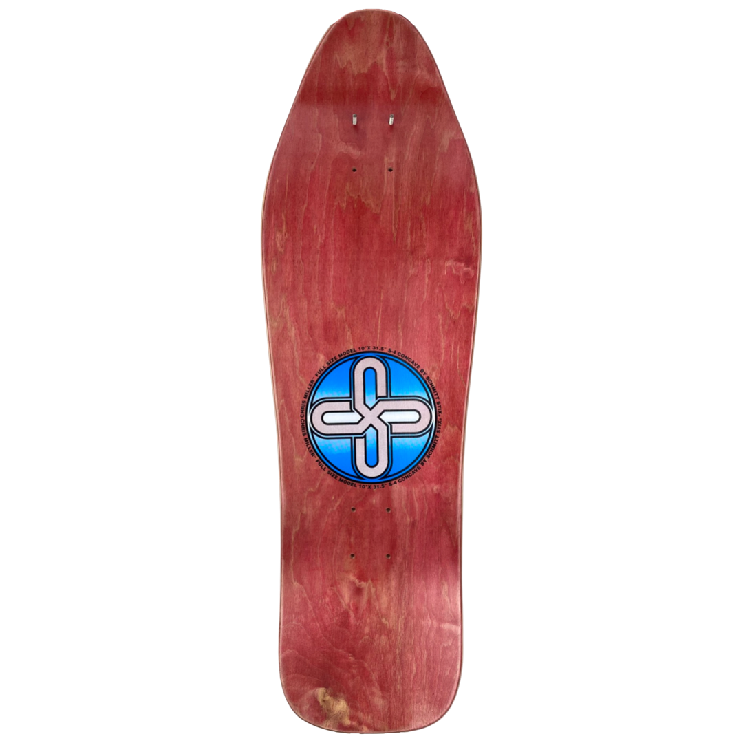 Schmitt Stix Chris Miller Bird in the Mouth 10" Skateboard Deck
