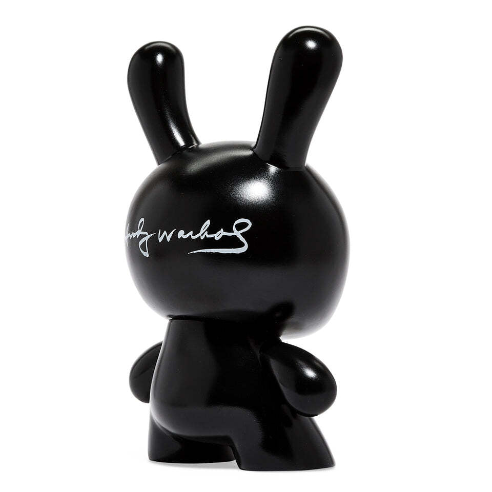 Kidrobot X Andy Warhol Fright Wig Self-Portrait 8" Masterpiece Dunny - Monochrom