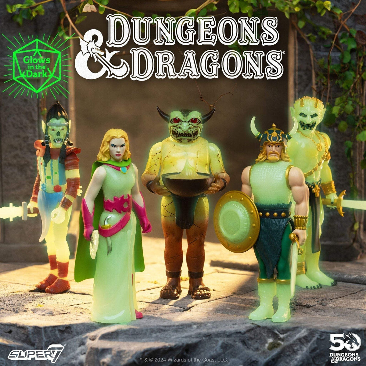 Super7 X Dungeons & Dragons - Githyanki (Glow-In-The-Dark) Reaction Figure