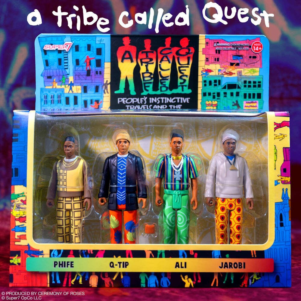 Super7 X A Tribe Called Quest - People'S Instinctive Travels Reaction Figures