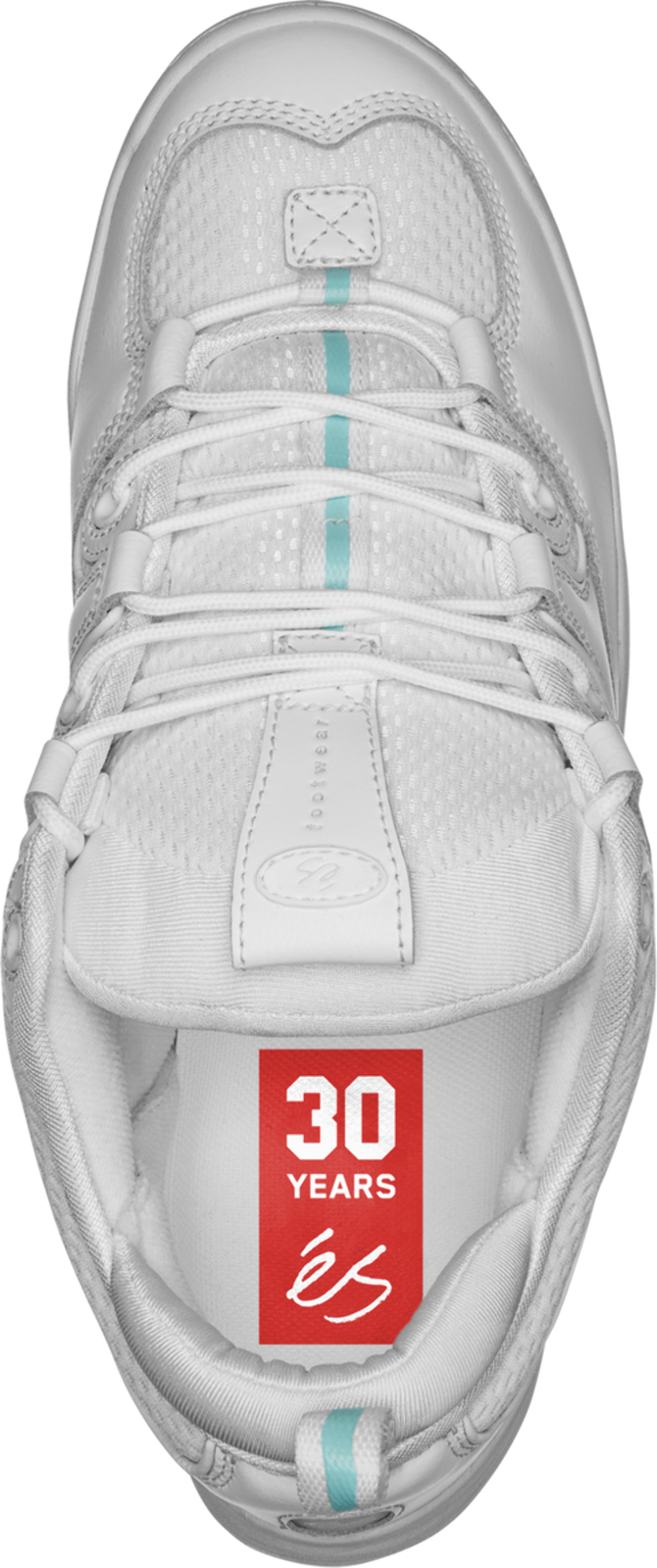 És Two Nine 8 White Skateboard Shoes
