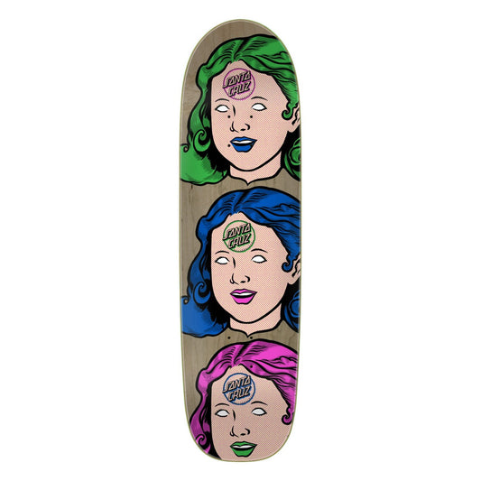 Santa Cruz "Possessed Head" FeelBase Shaped 8.5" Skateboard Deck