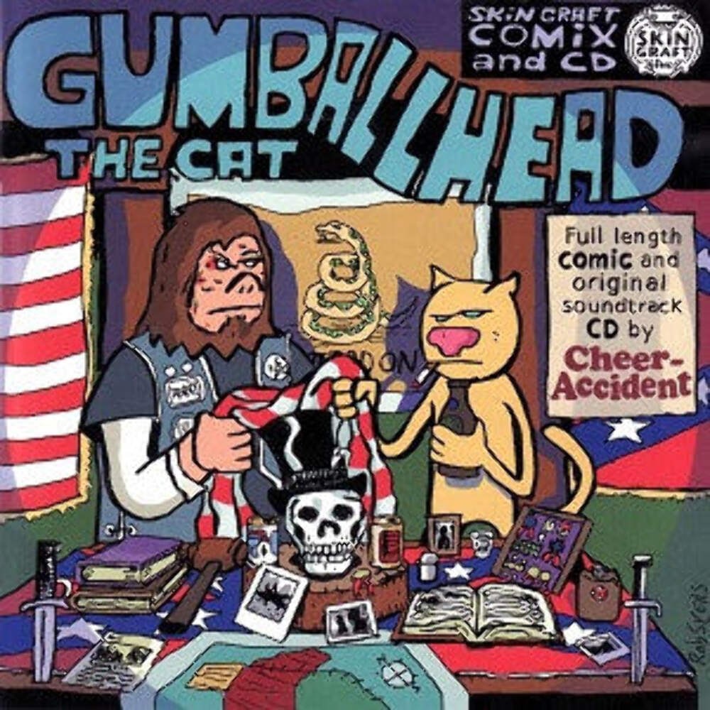 Cheer Accident - Gumballhead The Cat w/ Comic Book CD