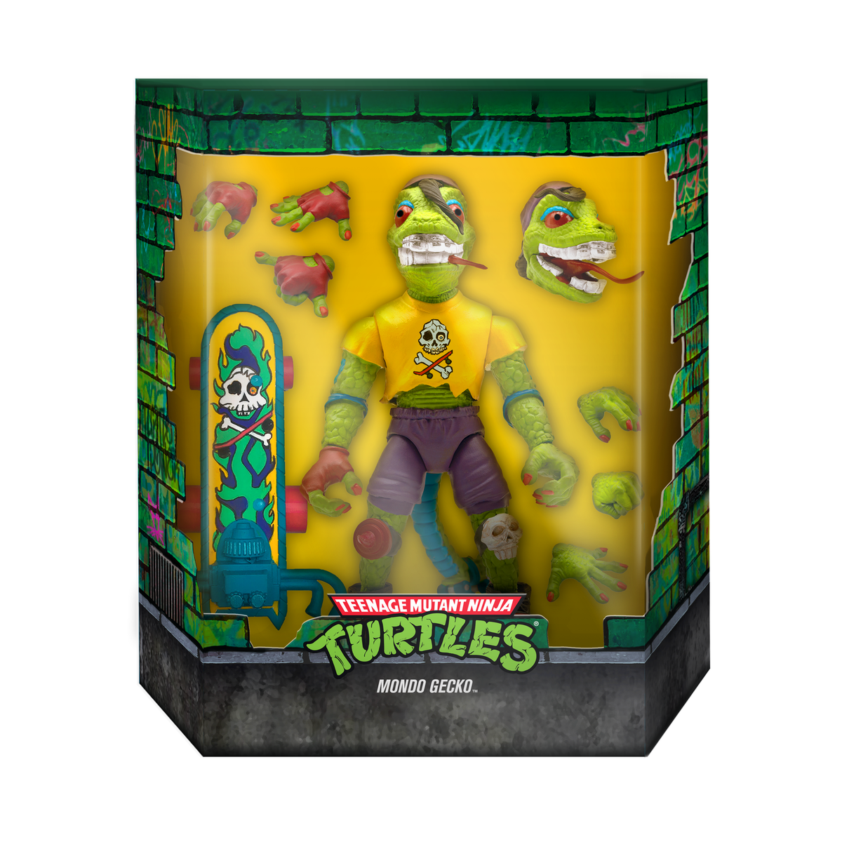 Super7 X Teenage Mutant Ninja Turtles Ultimates Mondo Gecko Wave 4 Action Figure