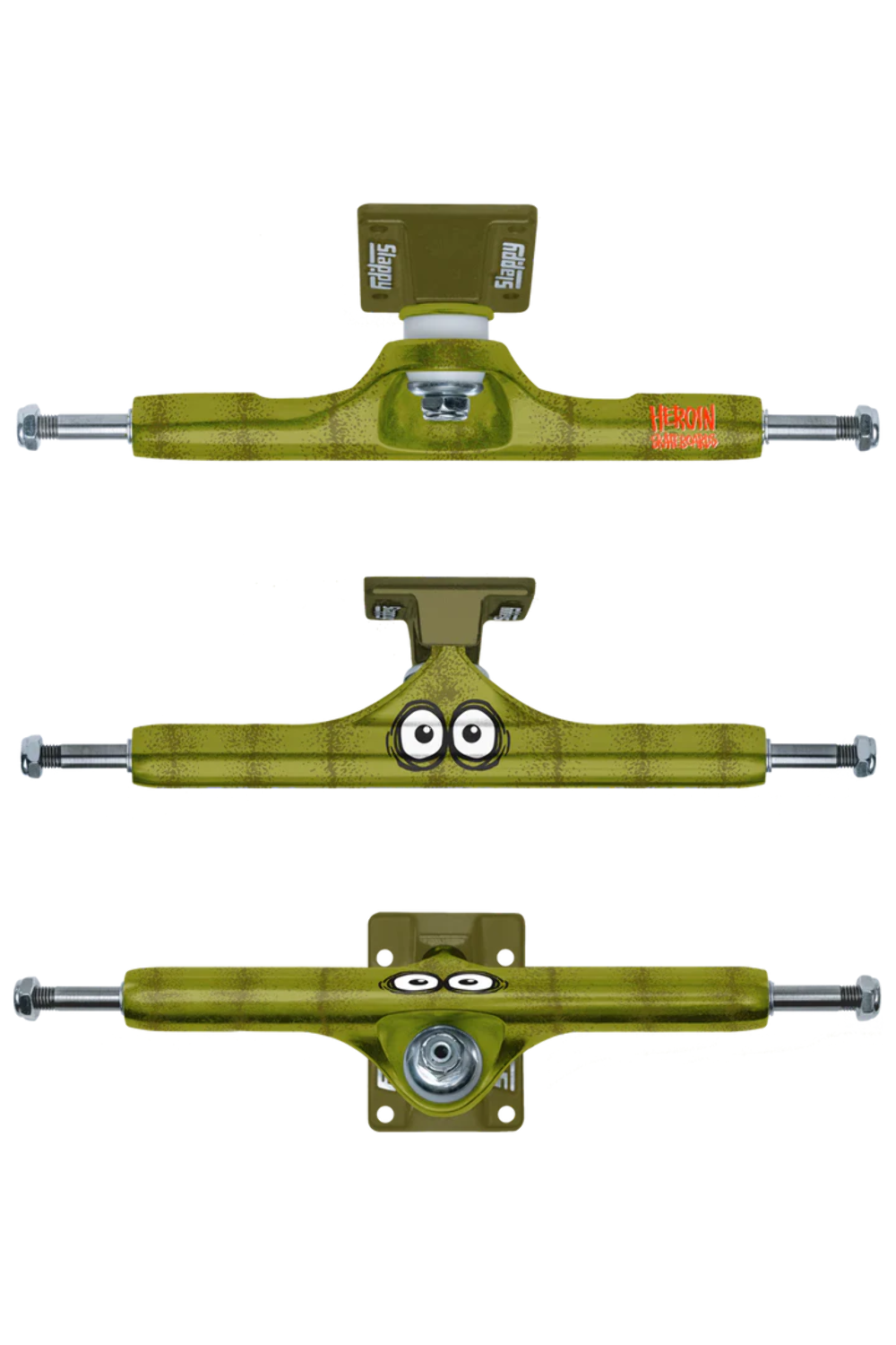 Slappy ST1 Hollow Pickle Skateboard Trucks (Set of 2)