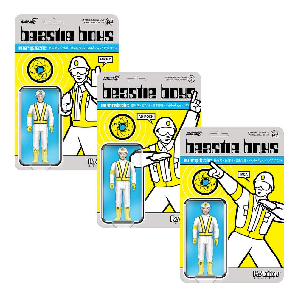 Super7 X Beastie Boys - Mike D, MCA, Ad-Rock [Intergalactic Crossing Guard] Figu