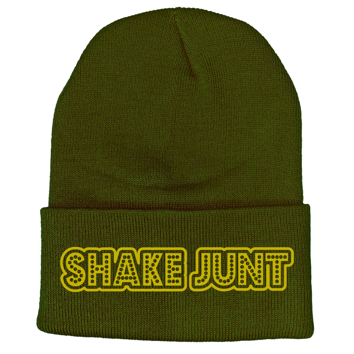 Shake Junt Stretch Logo (Green) Beanie