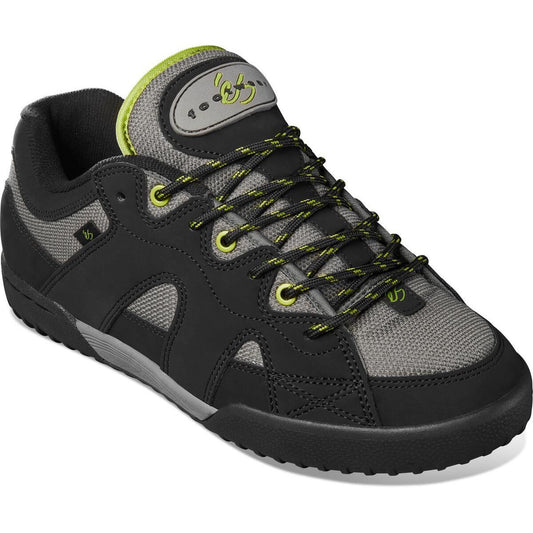 És One Nine 7 Black / Lime Skateboard Shoes