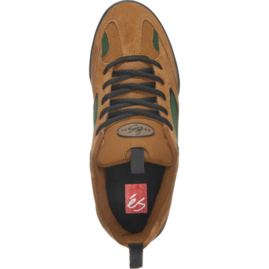 Es Quattro (Brown/Green) Skate Shoes
