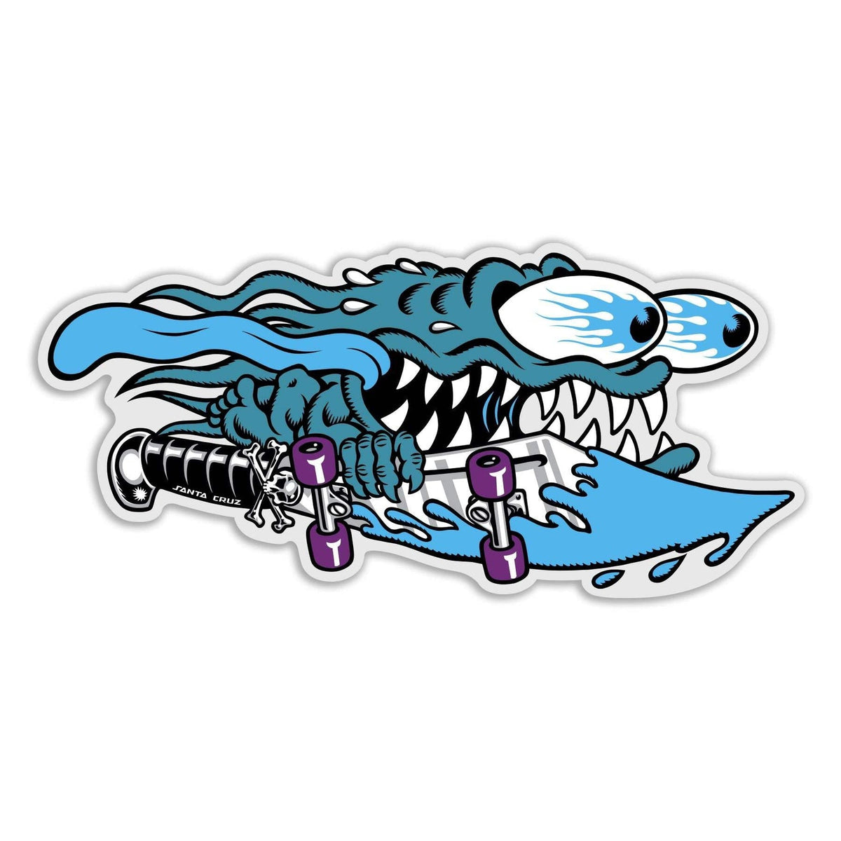 Santa Cruz Assorted Sticker 4Pk