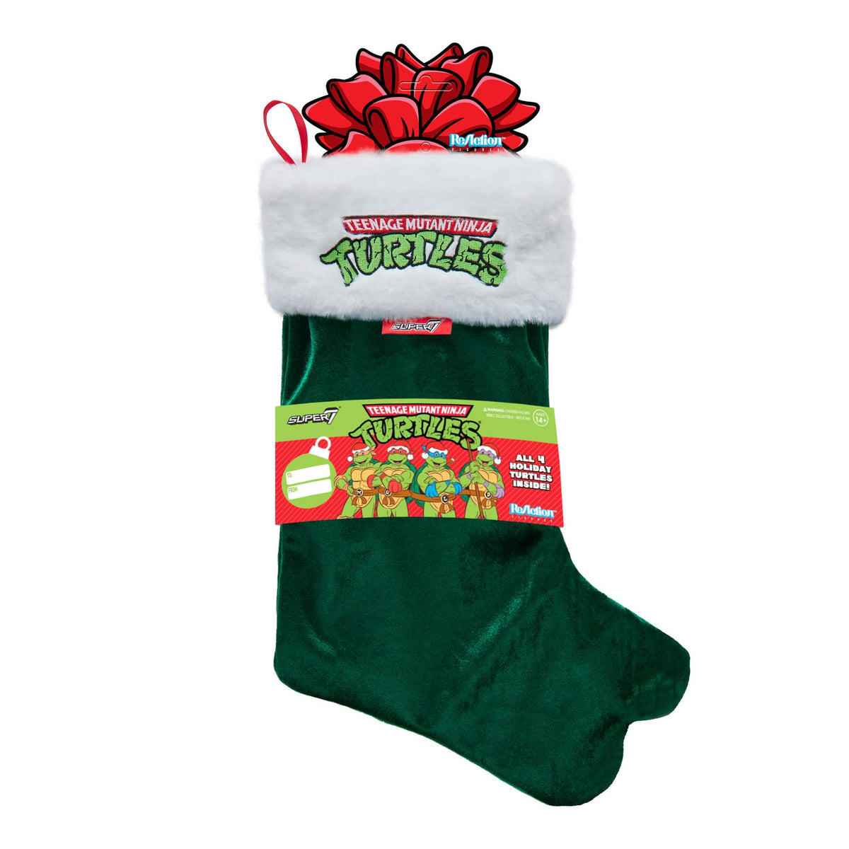 Super7 X Teenage Mutant Ninja Turtles - Holiday Gift Pack Reaction Figures