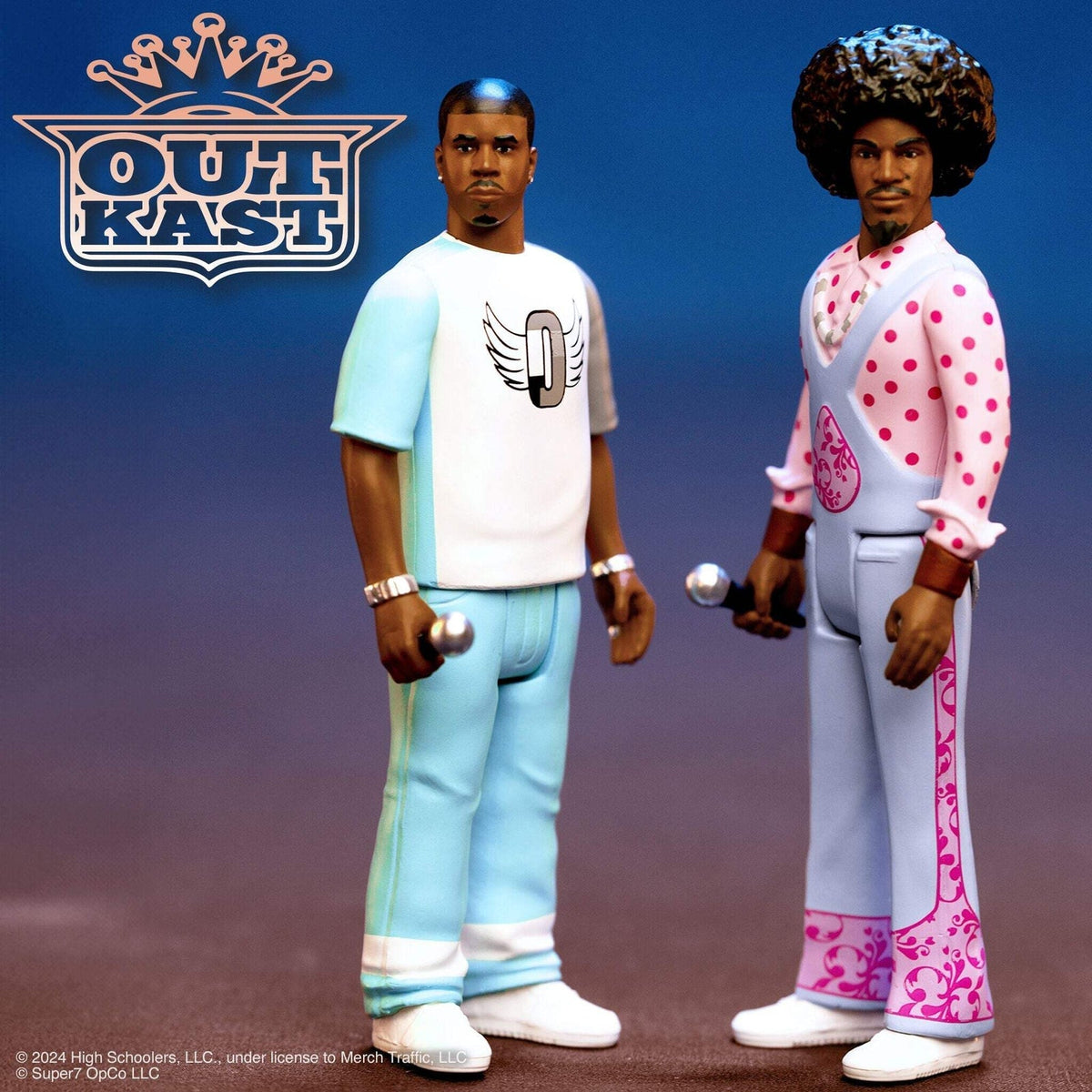 Super7 X Outkast - Andre 3000 - Big Boi (Big Boi & Dre Present) Reaction Figures