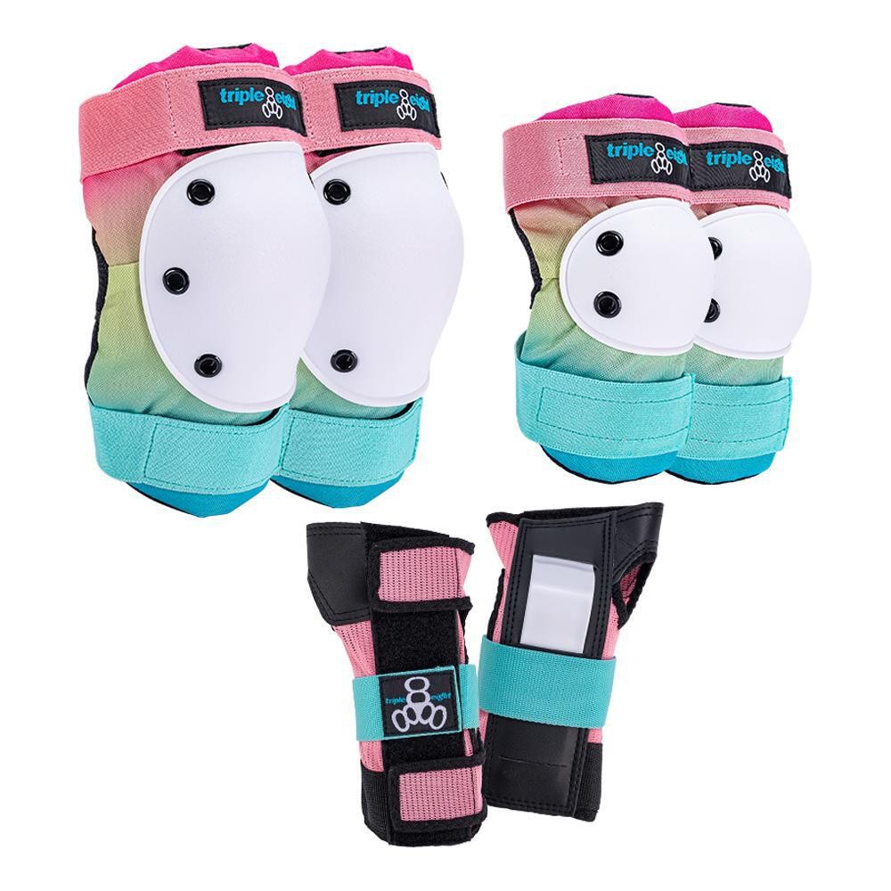 Triple Eight Saver Series 3-Pack Wrist Guards / Elbow Pads / Knee Pads