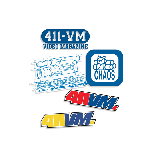 411VM Logo II Assorted Sticker 5 Pack