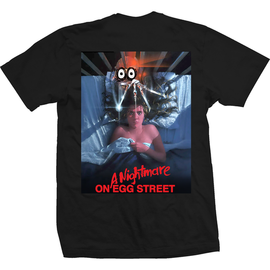 Heroin "Nightmare On Egg St." Black T-Shirt