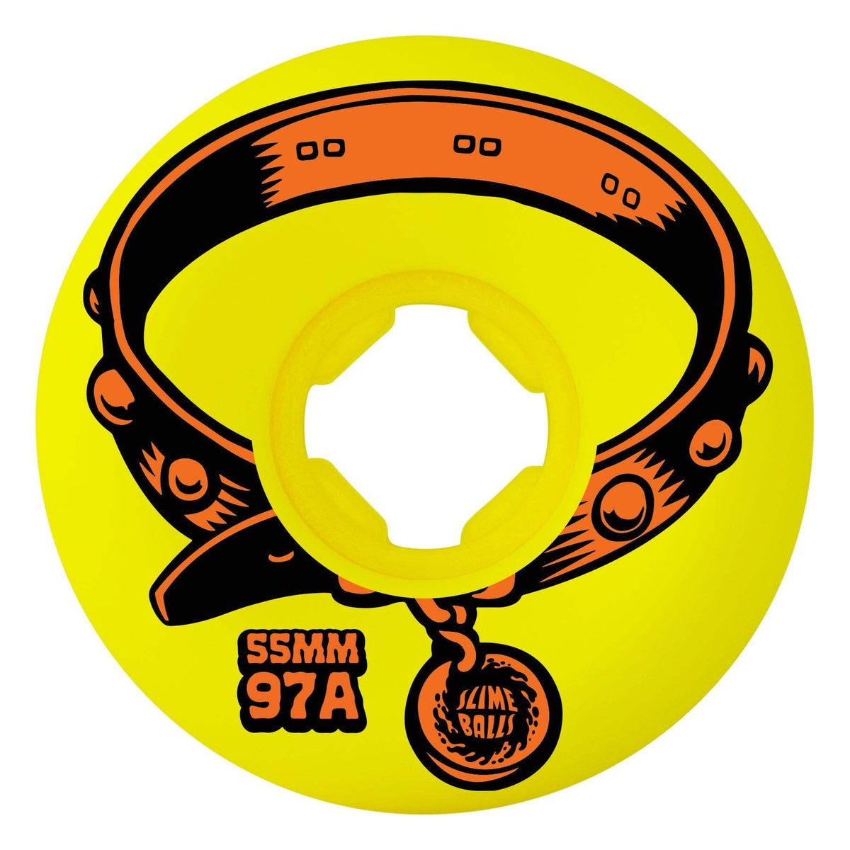 Slime Balls Eric Dressen Pup Vomit Mini Green Hardline 55mm 97A Skateboard Wheel